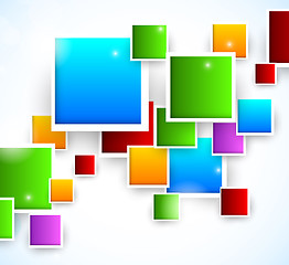 Image showing Abstract background with squares