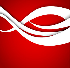 Image showing Abstract red background