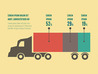 Image showing Transportation Infographic Element