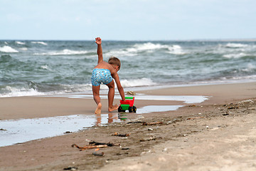 Image showing At the beach