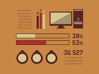 Image showing Technology Infographic Element