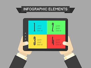 Image showing Technology Infographic Element