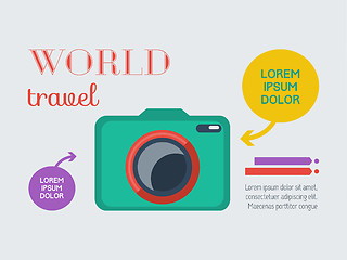 Image showing Travel Infographic Element