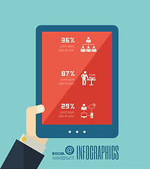 Image showing Technology Infographic Element