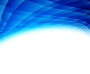 Image showing Abstract blue background