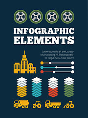 Image showing Transportation Infographic Element