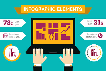 Image showing Technology Infographic Element