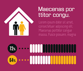 Image showing Real Estate Infographic Element