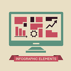 Image showing Technology Infographic Element