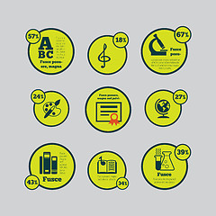 Image showing Education Infographic Element