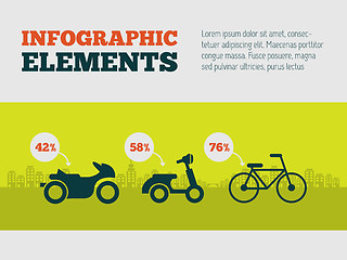 Image showing Transportation Infographic Element