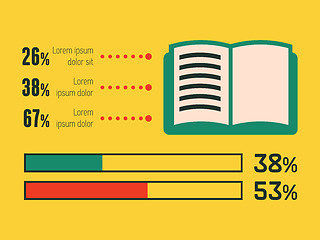 Image showing Education Infographic Element