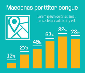 Image showing Real Estate Infographic Element