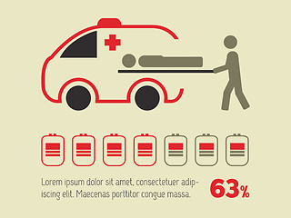 Image showing Medical Infographic Element