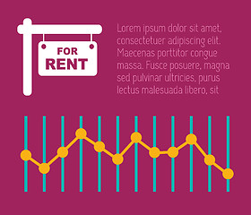 Image showing Real Estate Infographic Element