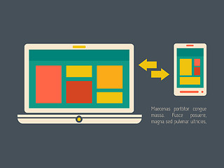 Image showing Technology Infographic Element