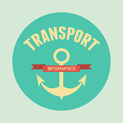 Image showing Transportation Infographic Element