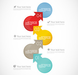 Image showing Infographic template