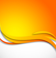 Image showing Abstract orange background