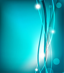 Image showing Abstract blue background