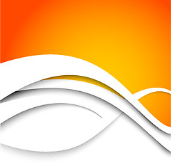 Image showing Abstract orange background