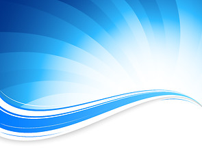 Image showing Blue background