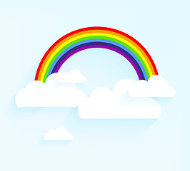Image showing Rainbow design