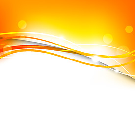 Image showing Abstract orange background