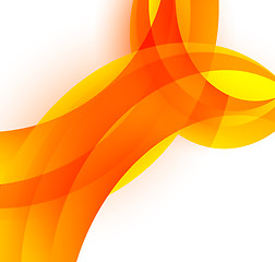 Image showing Abstract orange background