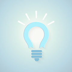 Image showing Business concept with bulb