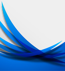 Image showing Abstract blue background