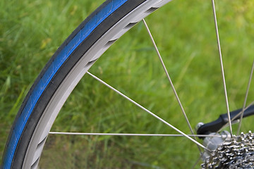 Image showing Bicycle wheel