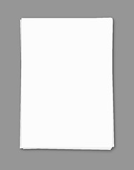 Image showing Empty blank template