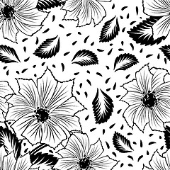 Image showing Seamless floral pattern