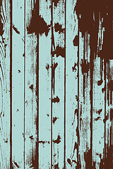 Image showing Grunge two colors wooden wall pattern