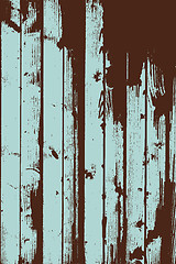 Image showing Grunge two colors wooden wall pattern