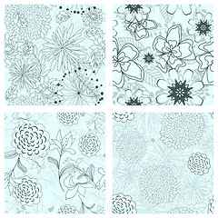 Image showing Seamless floral pattern