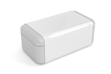Image showing White plastic box
