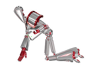 Image showing Kneeling Droid