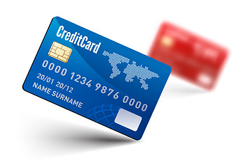 Image showing Realistic vector Credit Card