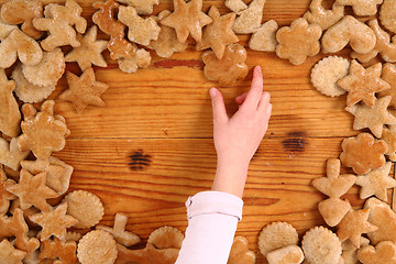 Image showing homemade gingerbread 