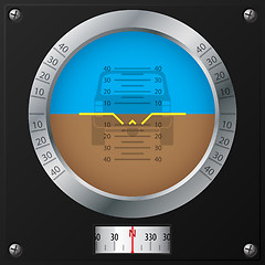 Image showing Attitude indicator design