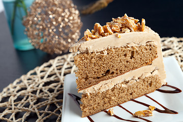 Image showing Almond Toffee Cake