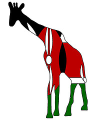 Image showing Kenya giraffe