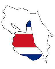 Image showing Costa Rica Hand Signal