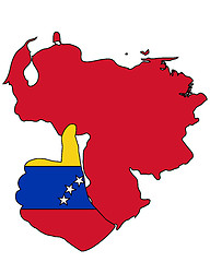 Image showing Venezuela hand signal