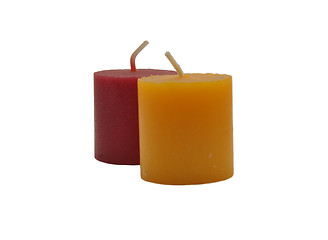 Image showing Colored candles