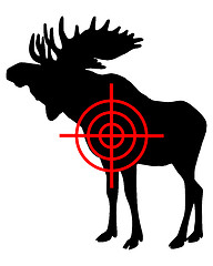 Image showing Moose crosshair