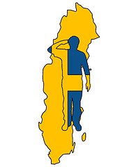 Image showing Swedish Salute