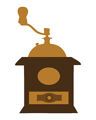 Image showing Old coffee mill